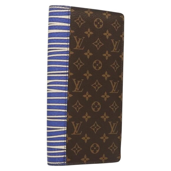 LOUIS VUITTON Monogram Patchwork Porte Feuille Brother Wallet M69739 Auth BD1128 - Picture 1 of 16